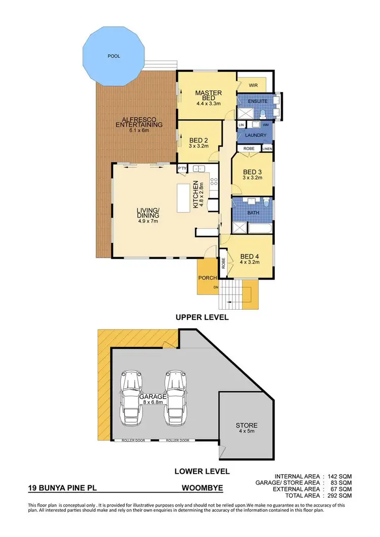Floorplan of Homely house listing, 19 Bunya Pine Place, Woombye QLD 4559