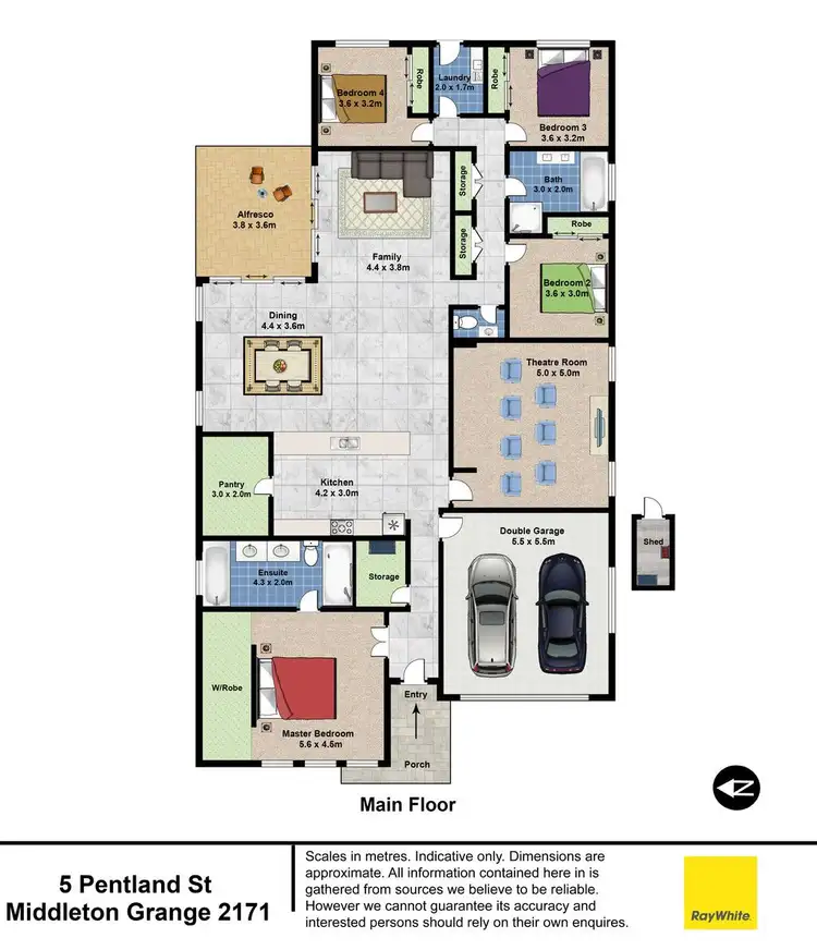 Floorplan of Homely house listing, 5 Pentland Street, Middleton Grange NSW 2171