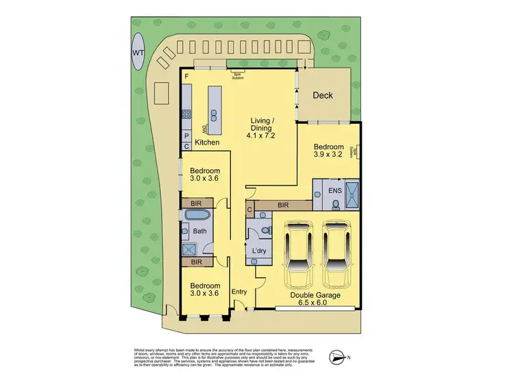 Floorplan of Homely unit listing, 1 Herb Farm Lane, Lilydale VIC 3140