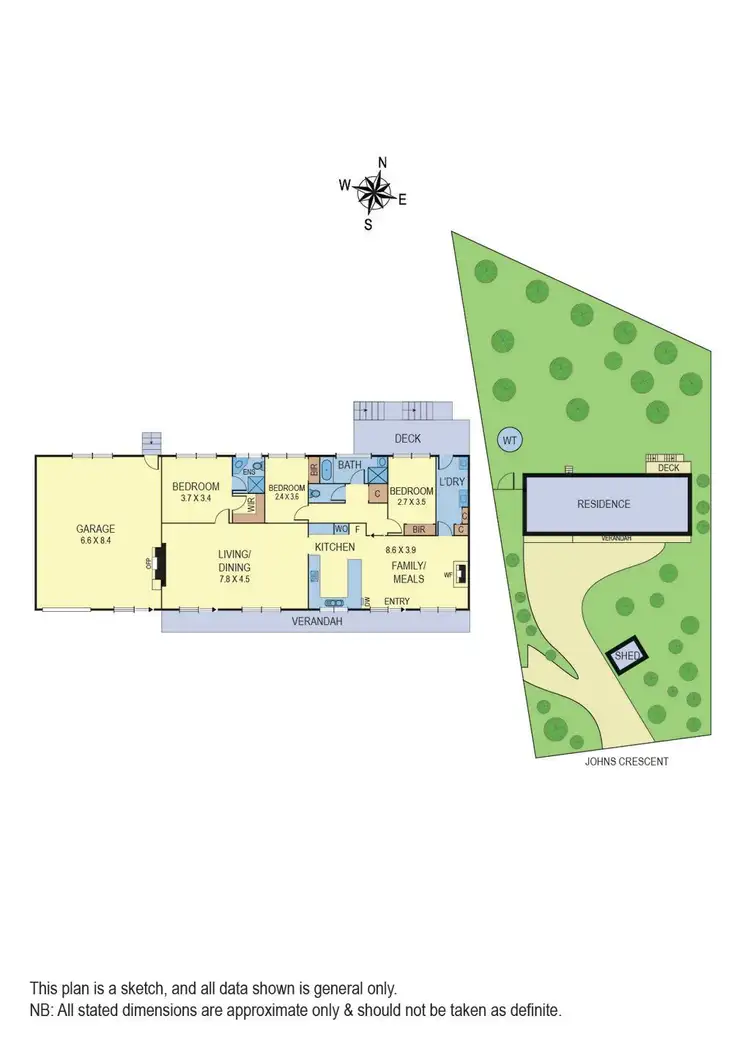 Floorplan of Homely house listing, 11 Johns Crescent, Mount Evelyn VIC 3796