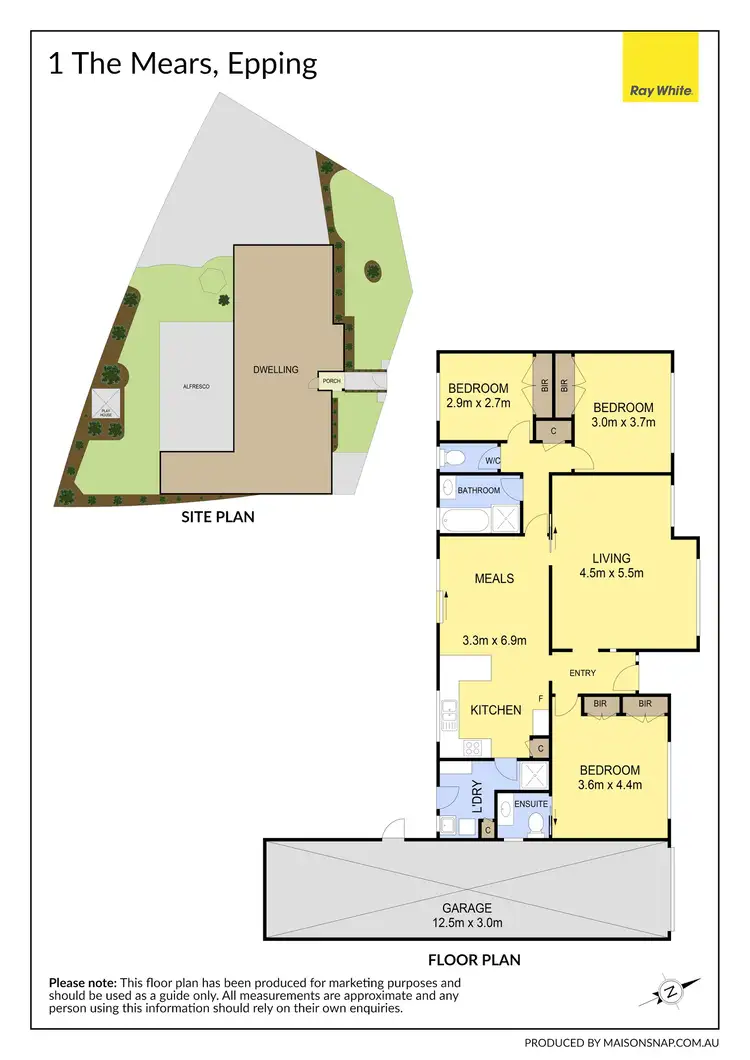 Floorplan of Homely house listing, 1 The Mears, Epping VIC 3076