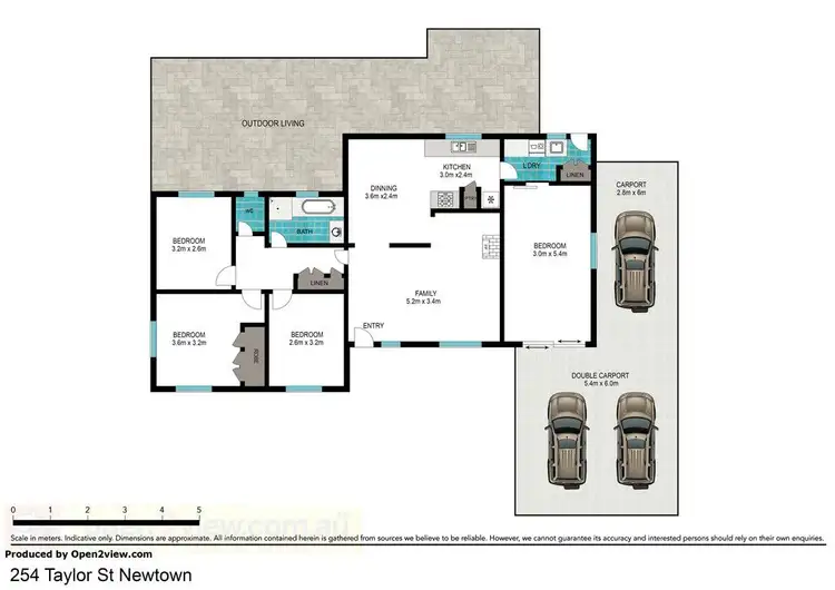 Floorplan of Homely house listing, 254 Taylor Street, Newtown QLD 4350
