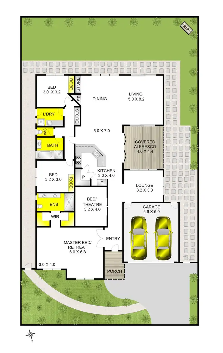 Floorplan of Homely house listing, 30 Muscovy Drive, Grovedale VIC 3216