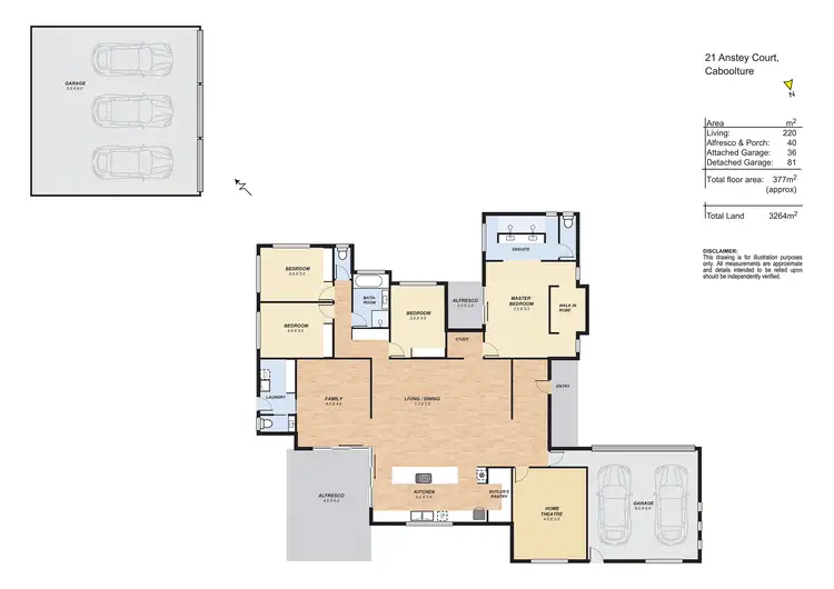 Floorplan of Homely house listing, 21 Anstey Court, Caboolture QLD 4510