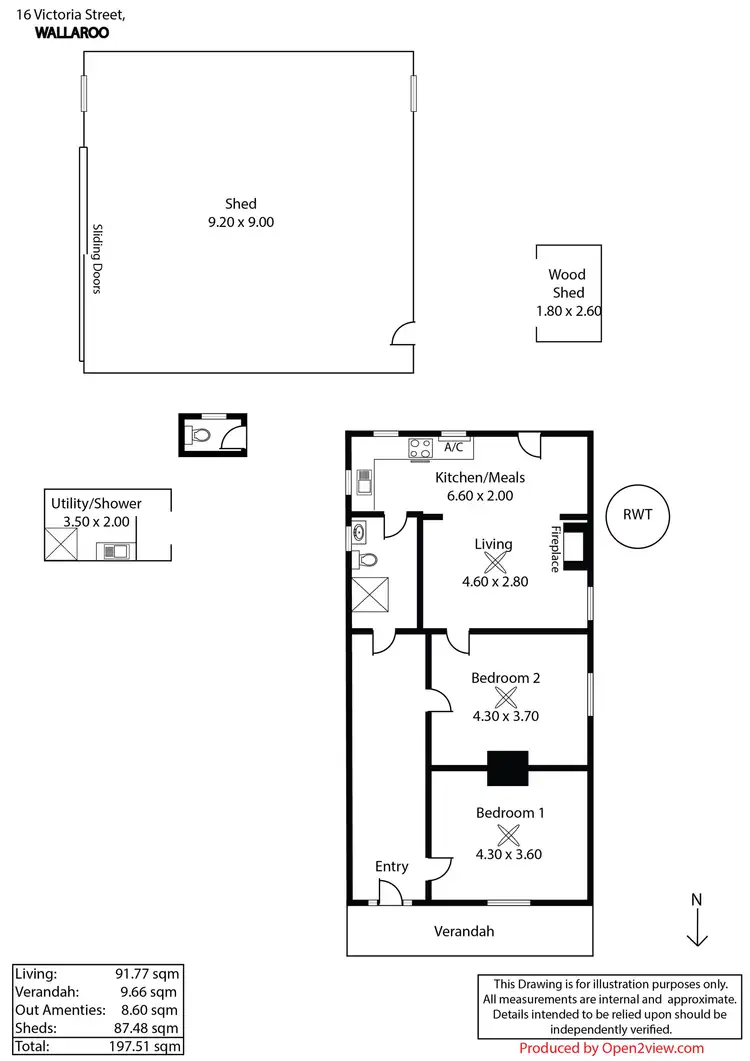Floorplan of Homely house listing, 16 Victoria Street, Wallaroo SA 5556