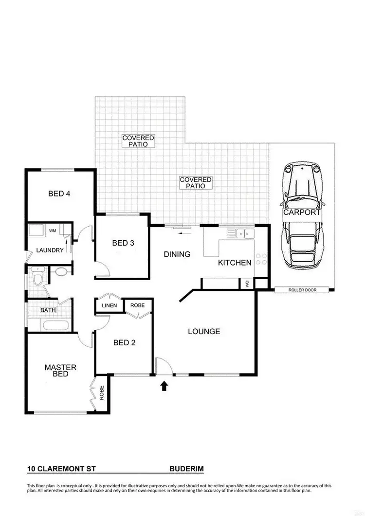 Floorplan of Homely house listing, 10 Claremont Street, Buderim QLD 4556