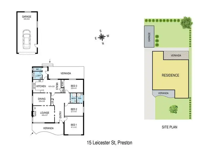 Floorplan of Homely house listing, 15 Leicester Street, Preston VIC 3072