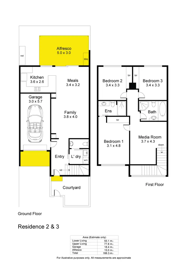 Floorplan of Homely house listing, 58C Farnham Road, Ashford SA 5035