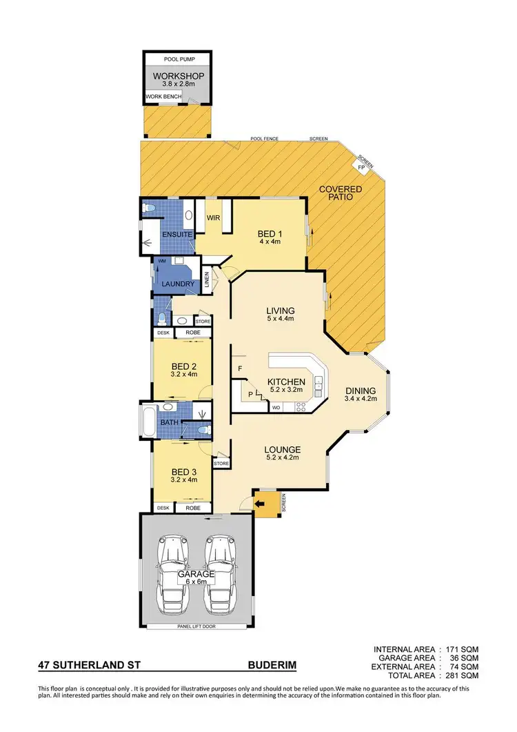 Floorplan of Homely house listing, 47 Sutherland Street, Buderim QLD 4556
