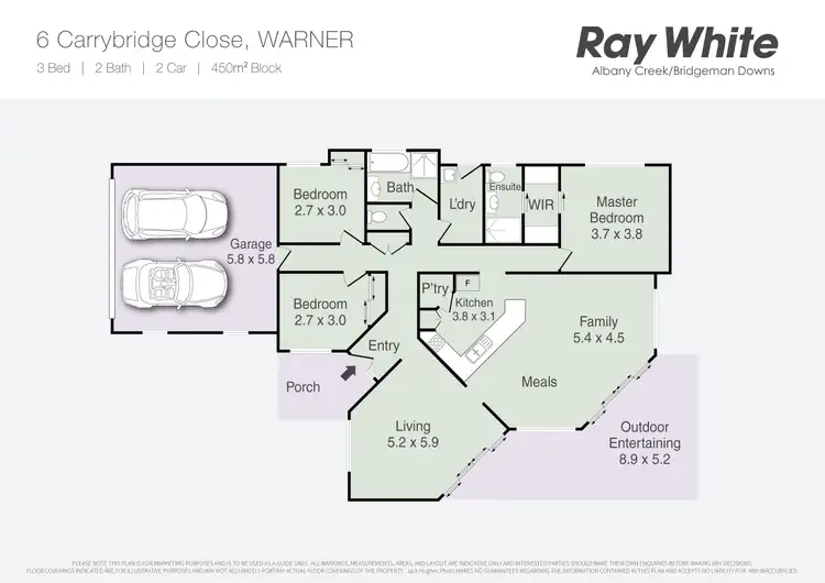 Floorplan of Homely house listing, 6 Carrybridge Close, Warner QLD 4500