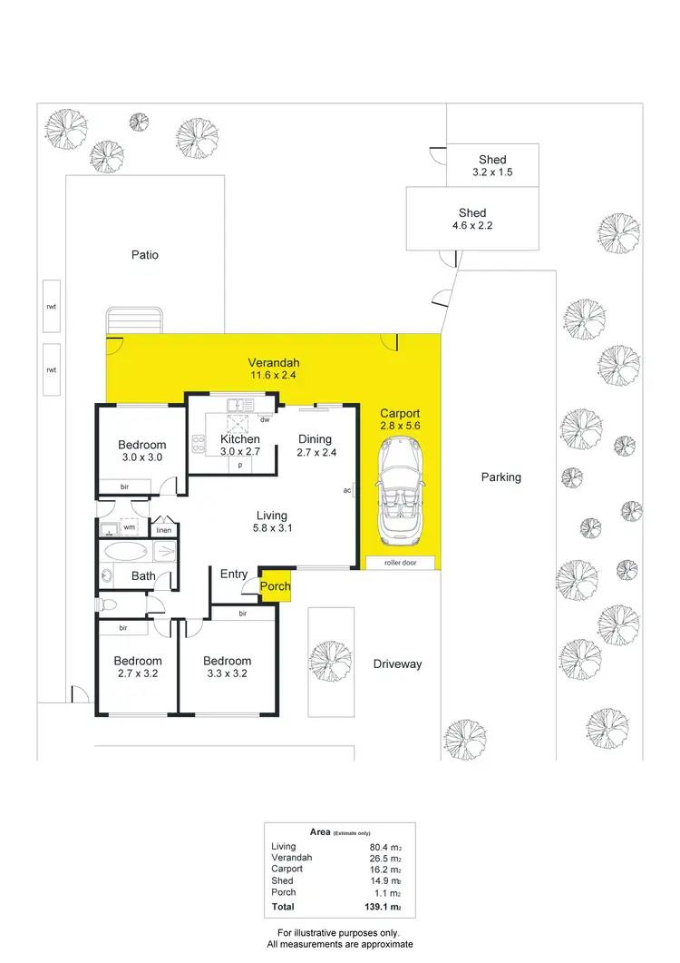 Floorplan of Homely house listing, 5 Galton Court, Morphett Vale SA 5162