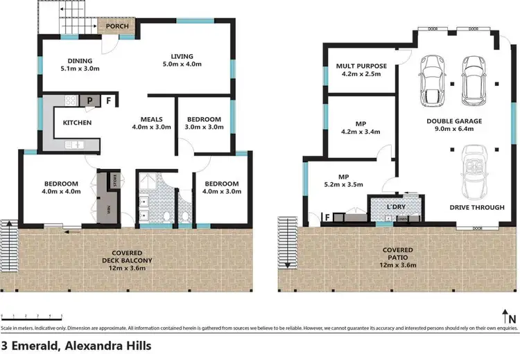 Floorplan of Homely house listing, 3 Emerald Street, Alexandra Hills QLD 4161
