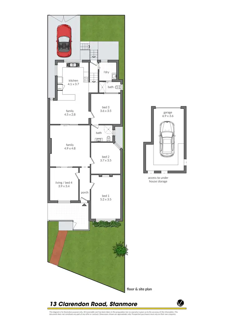 Floorplan of Homely house listing, 13 Clarendon Road, Stanmore NSW 2048