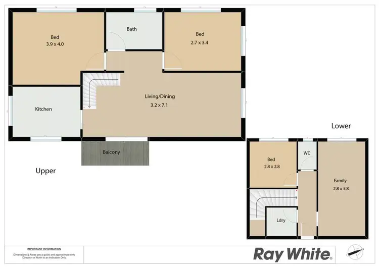 Floorplan of Homely unit listing, 1/3 Harvard Close, Jesmond NSW 2299