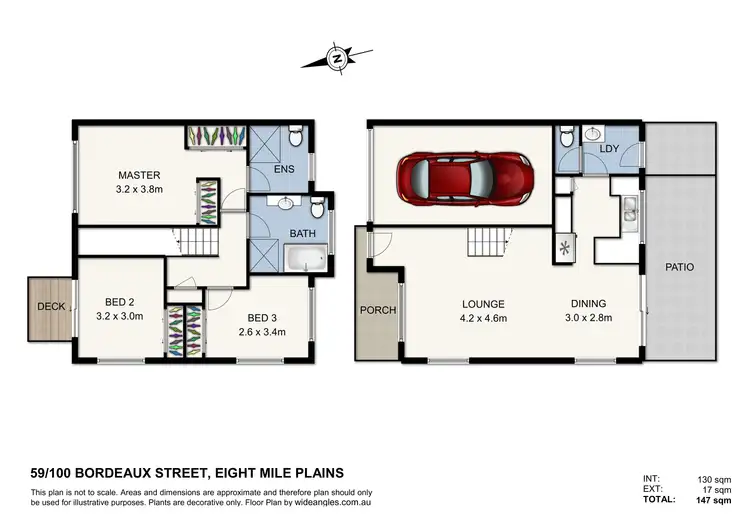 Floorplan of Homely townhouse listing, 59/100 Bordeaux Street, Eight Mile Plains QLD 4113