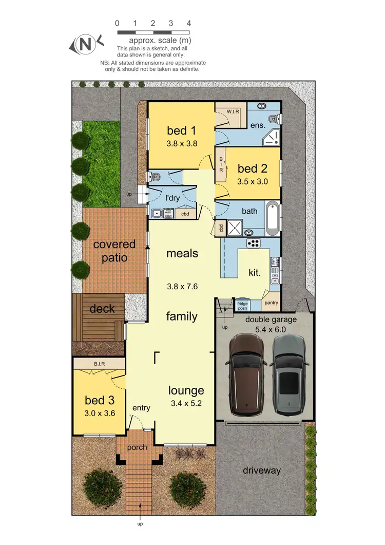 Floorplan of Homely townhouse listing, 2/20 Therese Avenue, Mount Waverley VIC 3149