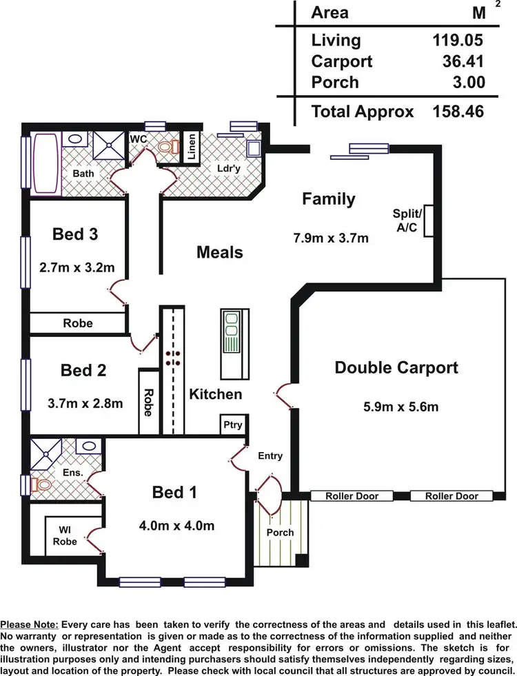 Floorplan of Homely house listing, 9 Elly Drive, Munno Para West SA 5115