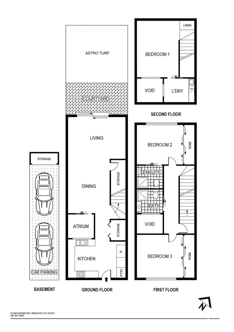 Floorplan of Homely townhouse listing, 15/23 Wanderlight Avenue, Lawson ACT 2617