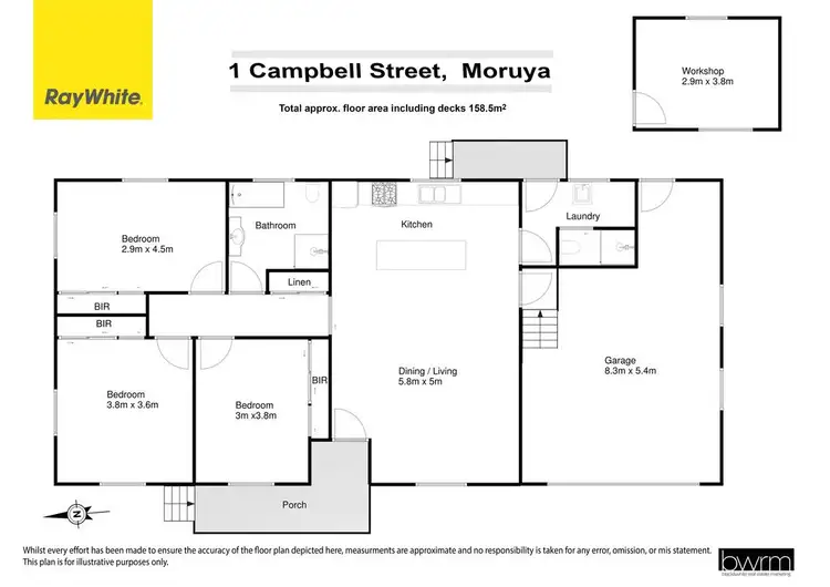 Floorplan of Homely house listing, 1 Campbell Street, Moruya NSW 2537