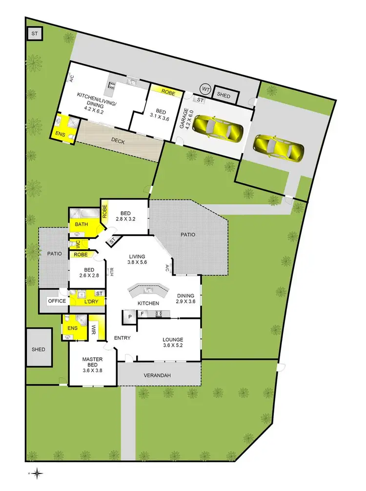 Floorplan of Homely house listing, 13 Perennial Rise, Grovedale VIC 3216