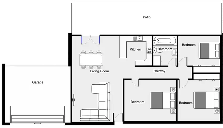 Floorplan of Homely house listing, 133 Seventeenth Street, Cabarita VIC 3505