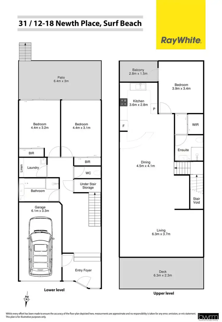 Floorplan of Homely house listing, 31/12-18 Newth Place, Surf Beach NSW 2536