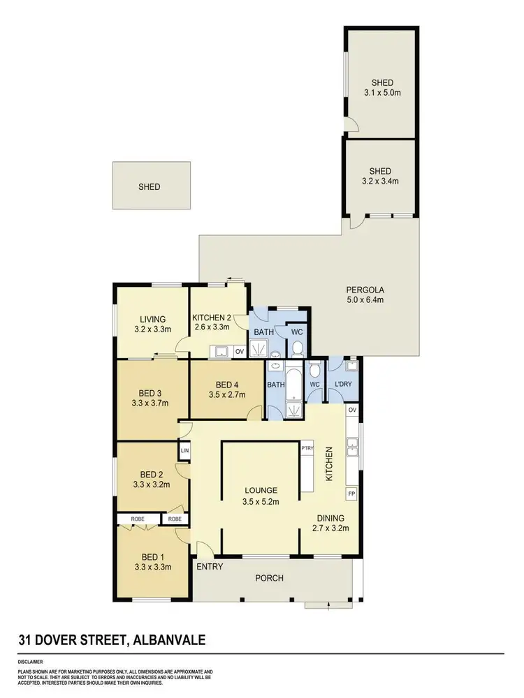 Floorplan of Homely house listing, 31 Dover Street, Albanvale VIC 3021