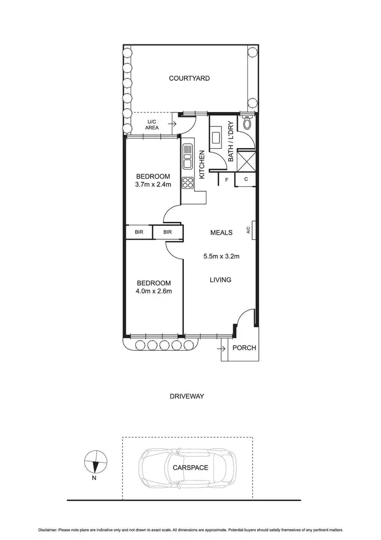 Floorplan of Homely unit listing, 4/24 George Street, Reservoir VIC 3073