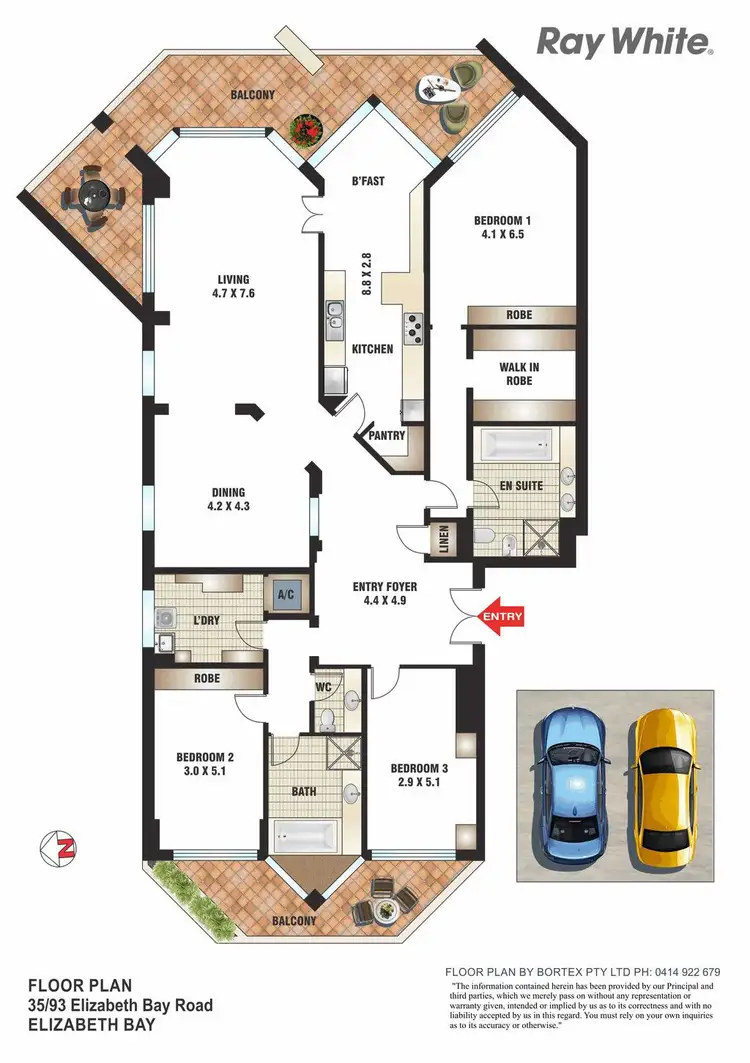 Floorplan of Homely apartment listing, 35/93 Elizabeth Bay Road, Elizabeth Bay NSW 2011