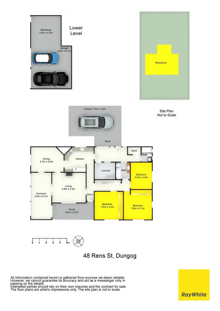Floorplan of Homely house listing, 48 Rens Street, Dungog NSW 2420