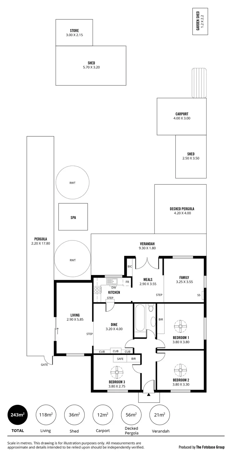 Floorplan of Homely house listing, 19 Jackson Avenue, Strathalbyn SA 5255