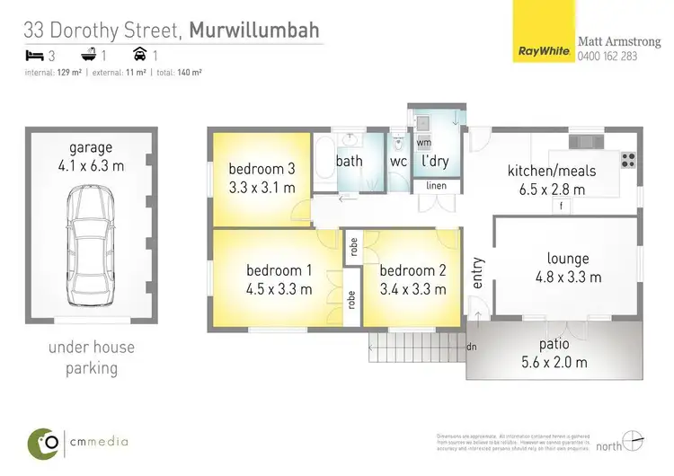 Floorplan of Homely house listing, 33 Dorothy Street, Murwillumbah NSW 2484