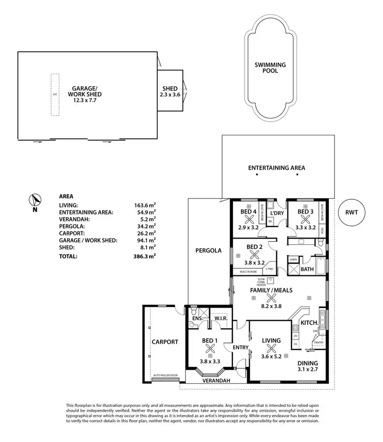 Floorplan of Homely house listing, 2933 Randell Road, Mannum SA 5238