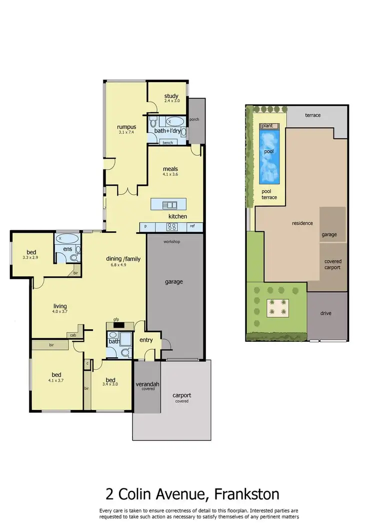 Floorplan of Homely house listing, 2 Colin Avenue, Frankston VIC 3199