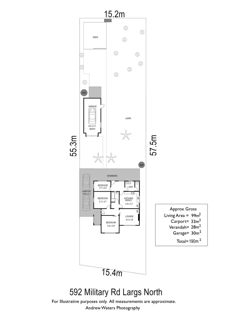 Floorplan of Homely house listing, 592 Military Road, Largs North SA 5016