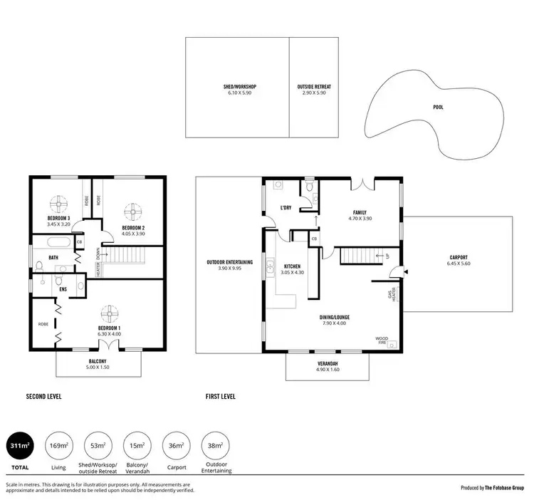 Floorplan of Homely house listing, 36 Fraser Avenue, Happy Valley SA 5159