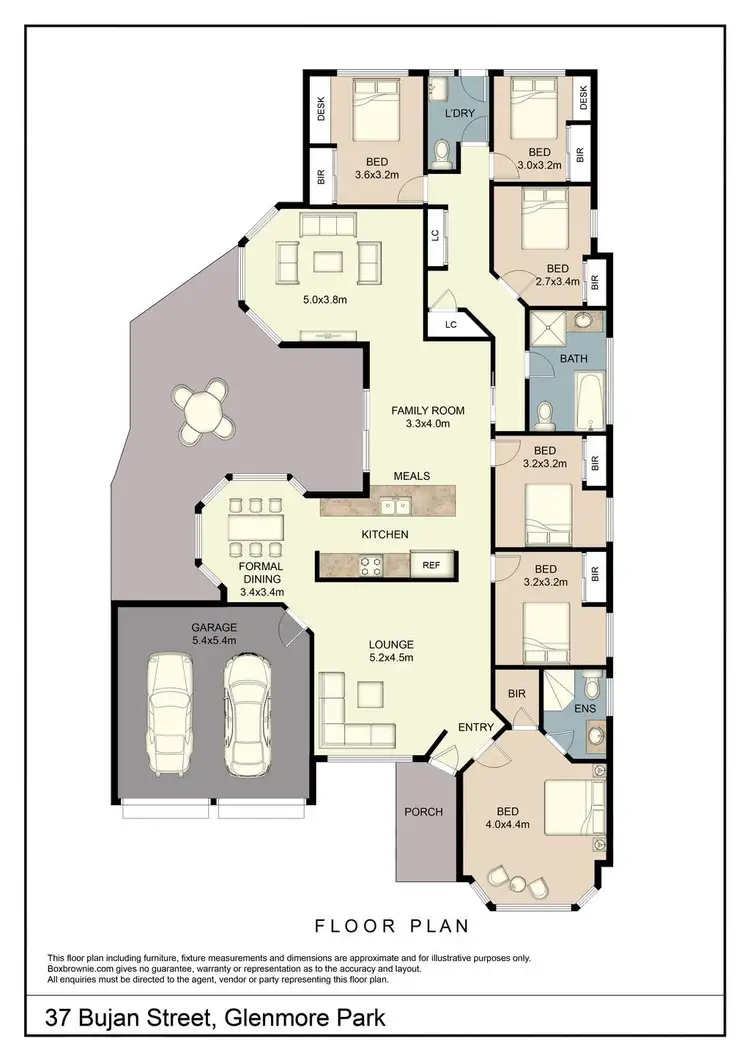 Floorplan of Homely house listing, 37 Bujan Street, Glenmore Park NSW 2745
