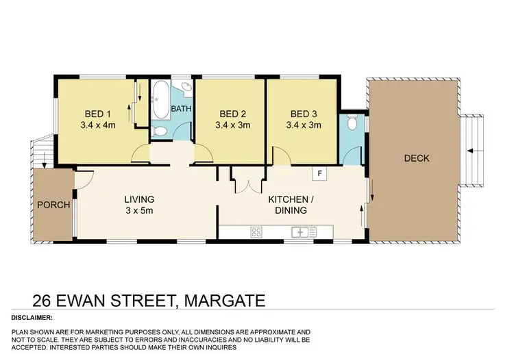 Floorplan of Homely house listing, 26 Ewan Street, Margate QLD 4019