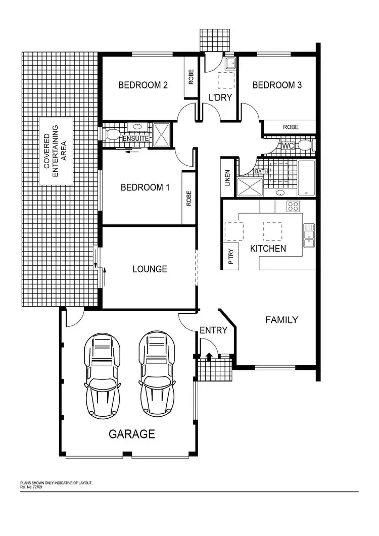 Floorplan of Homely house listing, 8 Huxley Place, Palmerston ACT 2913