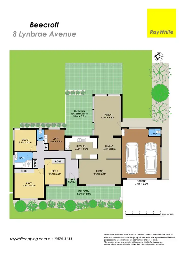 Floorplan of Homely house listing, 8 Lynbrae Avenue, Beecroft NSW 2119