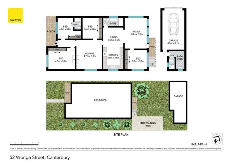 Floorplan of Homely house listing, 52 Wonga Street, Canterbury NSW 2193