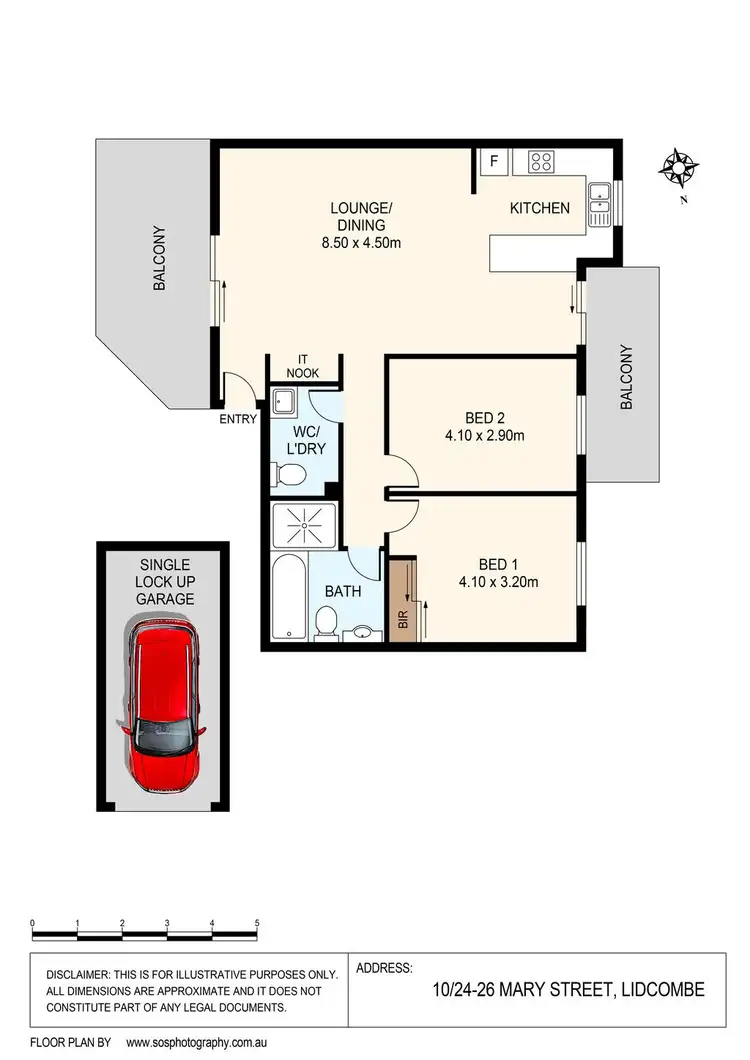 Floorplan of Homely apartment listing, 10/24-26 Mary Street, Lidcombe NSW 2141