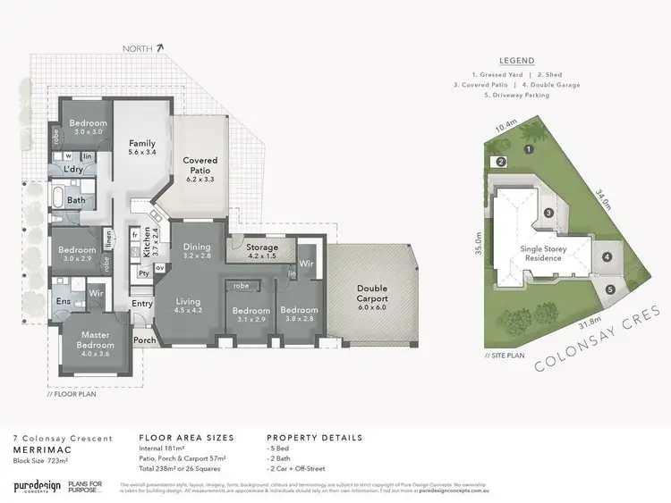 Floorplan of Homely house listing, 7 Colonsay Crescent, Merrimac QLD 4226