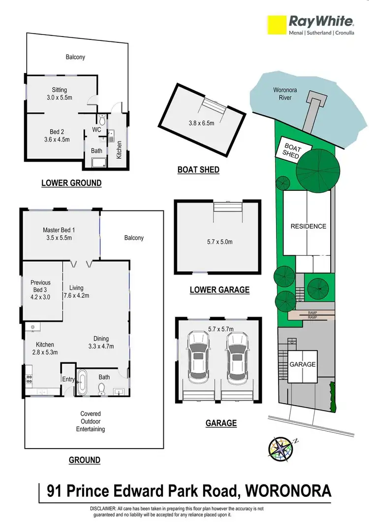 Floorplan of Homely house listing, 91 Prince Edward Park Road, Woronora NSW 2232