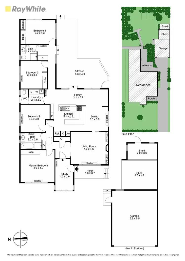 Floorplan of Homely house listing, 82 Drummond Street, Chadstone VIC 3148