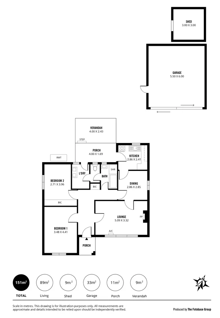 Floorplan of Homely house listing, 74 Corunna Avenue, Melrose Park SA 5039