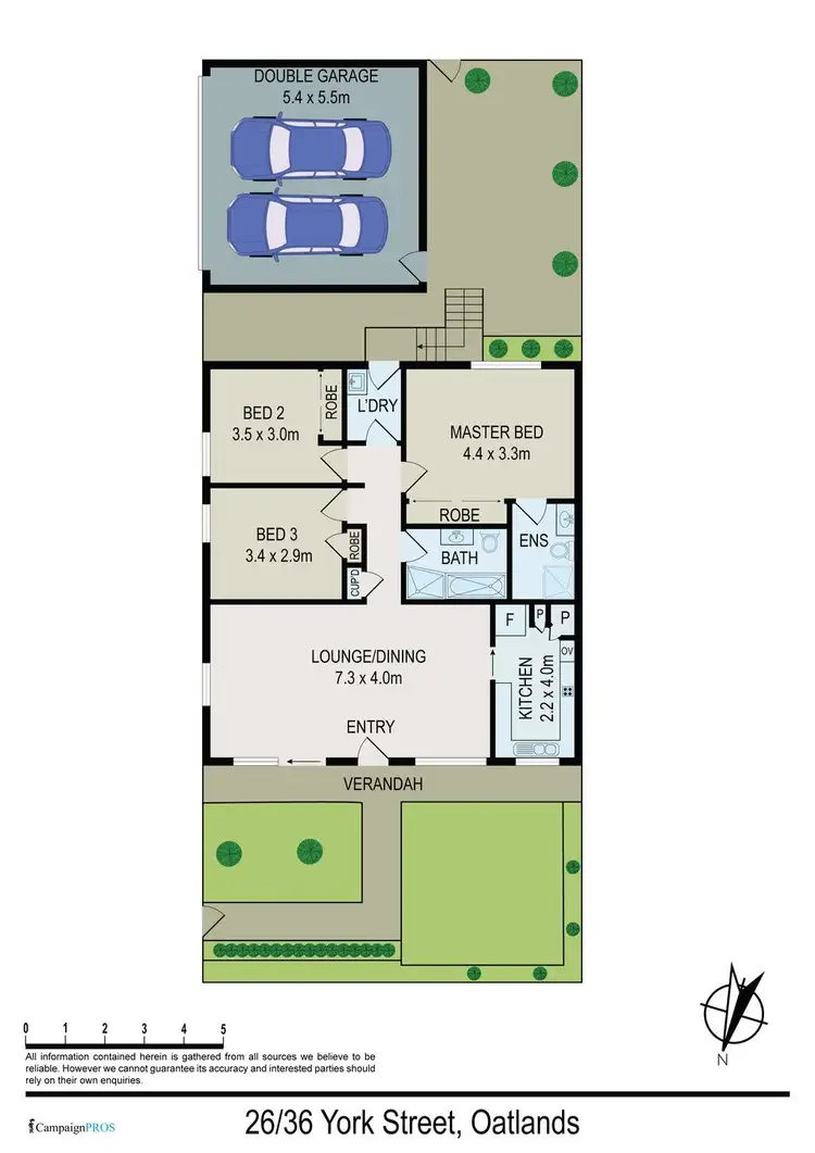 Floorplan of Homely villa listing, 26/36 York Street, Oatlands NSW 2117