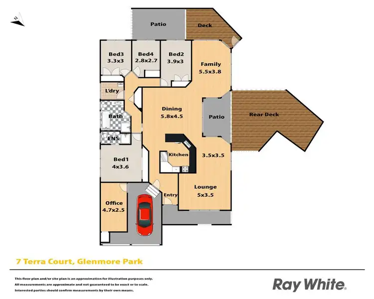 Floorplan of Homely house listing, 7 Terra Court, Glenmore Park NSW 2745