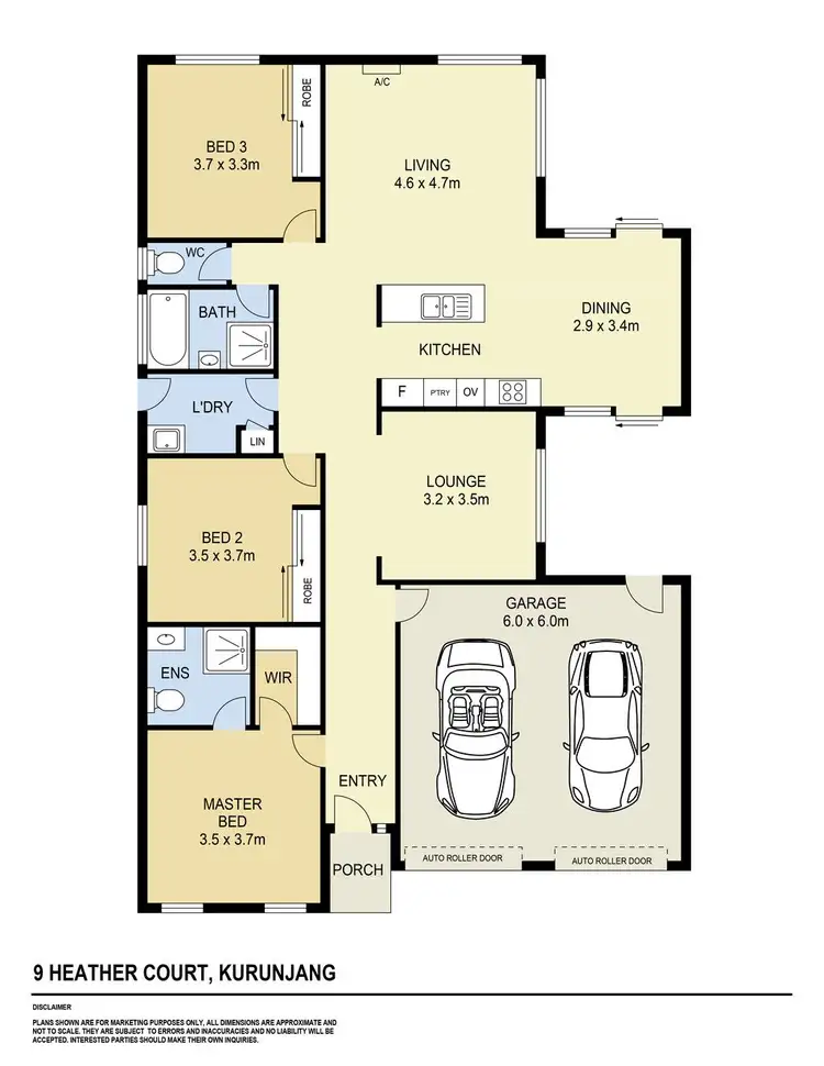 Floorplan of Homely house listing, 9 Heather Court, Kurunjang VIC 3337