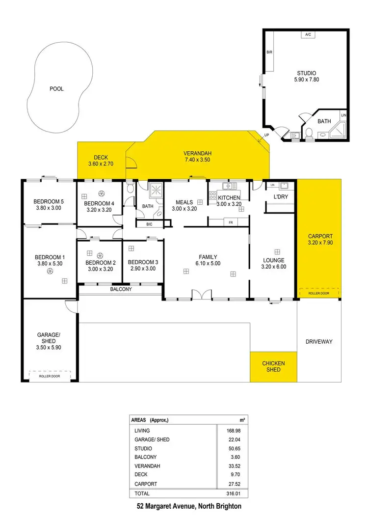 Floorplan of Homely house listing, 52 Margaret Avenue, North Brighton SA 5048
